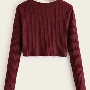 Tie front long sleeve